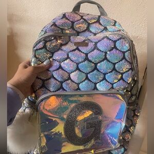 Justice Monogram Backpack